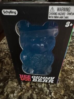 Nee Doh Blue Gummy Bear Toy